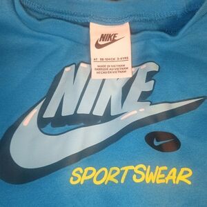 Nike 4T Baby Sweater Highlighter Blue 3 To 4 Years Old